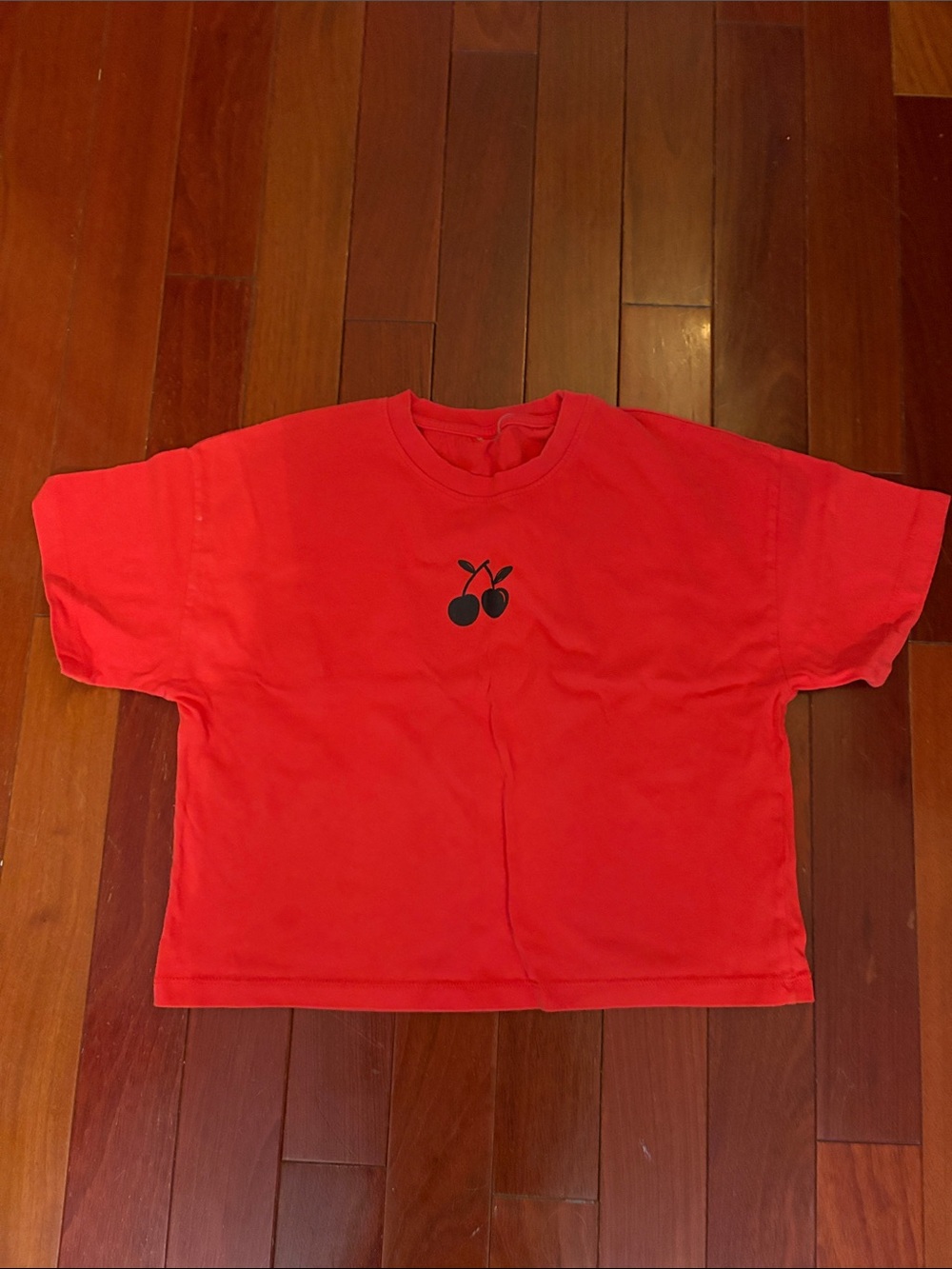 Zara kids cherry baggy tee